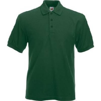 Fruit of the Loom Směsové polo lahvová F503 zelená