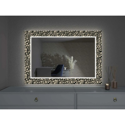 Artalo LED zrcadlo s dekorem D9 70 x 150 cm