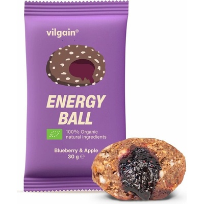 Vilgain Energy Ball BIO čučoriedka a jablko 30 g