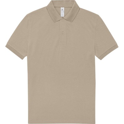 B&C My Polo 210 Piqué polo tričko hnedé mastic