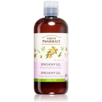 Green Pharmacy Body Care Argan Oil & Figs sprchový gel 0% Parabens Silicones PEG 500 ml