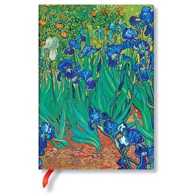 Paperblanks Тефтер Van Goghs Irises, 130 х 180 mm, твърда корица, 72 листа (PB8204-0)
