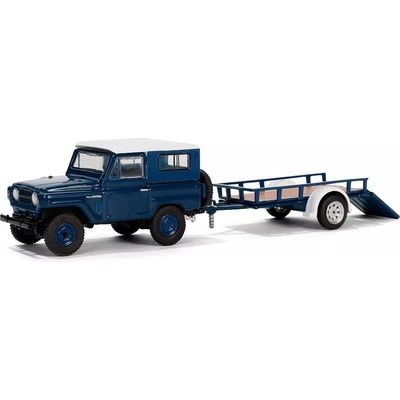 GreenLight Nissan Patrol Hard Top s Přívěsem 1:64
