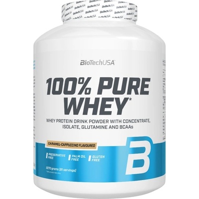 BioTechUSA 100% Pure Whey [2000 грама] Карамел-Капучино