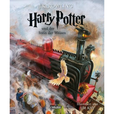 Harry Potter und der Stein der Weisen vierfarbig illustrierte Schmuckausgabe - Joanne K. Rowling