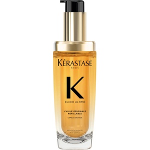 Kérastase Kérastase Huile Originale Elixir Ultime, hair oil for dry hair, nourishing and protective for more shine without weighing it down, heat protection and anti-frizz, refillable, 75 ml - E4166700 (E416670