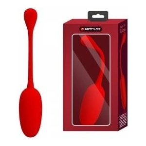 Boss of Toys Pretty Love Knucker Red Wireless Silicone Vibration Egg - 12 Modes USB