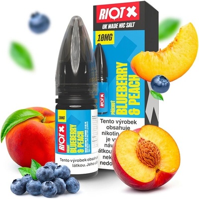 Riot Squad Squad Blueberry & Peach Riot Squad X Salt 10 ml 20 mg