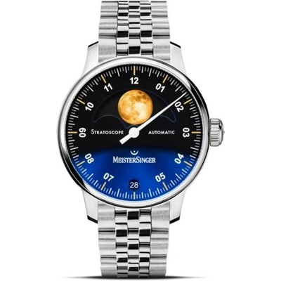 MeisterSinger Stratoscope ST982G Ocelový náramek