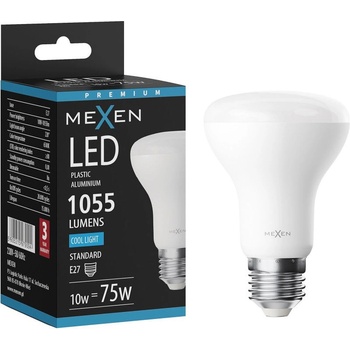 Mexen Nova LED крушка E27, R63, 10W, Студена - 6500K, 1055 lm - L104-E27-1065-01 (L104-E27-1065-01)