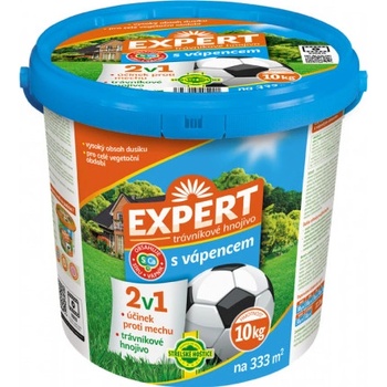 Forestina Expert 2v1 trávníkové hnojivo s vápencem 10 kg