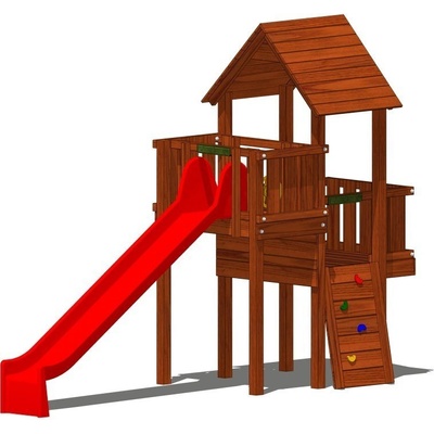 Playground System DĚTSKÉ HŘIŠTĚ sestava se skluzavkou Kvido B (v.p. 1,5 m)
