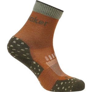 Icebreaker Детски туристически чорапи Icebreaker Kid's Merino Hike+ Light Crew Walking socks - Trail / Dark Loden / Lichen - размер 24-26 (EU) (207-1570-0211)
