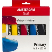 Amsterdam akrylové barvy standard mixing set 5 ks 120 ml
