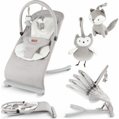 Kidwell RUBI hojdacie kreslo-ležadlo pre bábätká od narodenia, ergonomické, s hrazdou
