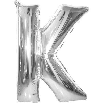 SMARTBALLOONS Balón fóliový písmeno 'K' 102 cm