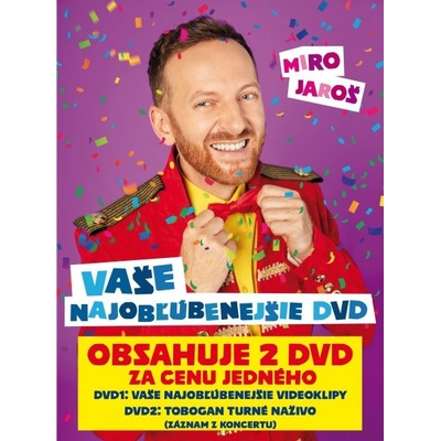 MIRO JAROŠ - VAŠE NAJOBĽÚBENEJŠIE - 2X DVD