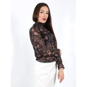 mar. fashion Дамска блуза с дълъг ръкав и ластик в кръста (03421-01a-02)