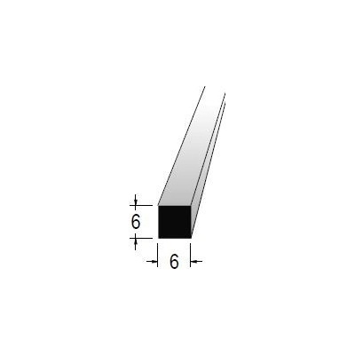 Hranolek buk, 6x6 mm, délka 90 cm