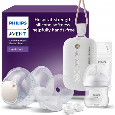 PHILIPS AVENT DVOJITÁ ELEKTRICKÁ SAMODRŽÍCÍ SKINSENSE SCF547/11