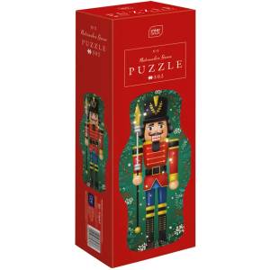Interdruk - Puzzle Christmas: Nutcracker Green shape - 500 piese
