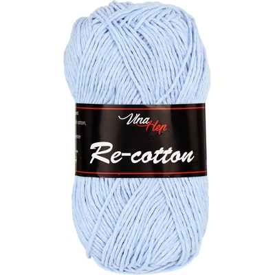 Vlna-hep Příze Re-Cotton - recyklovaná bavlna Re-Cotton: 81346 Světle modrá