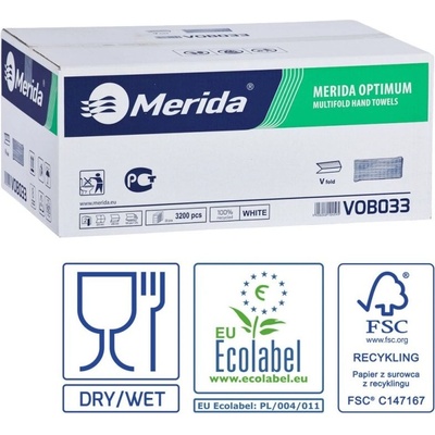Merida OPTIMUM VOB033 2dvouvrstvé 3200 ks karton