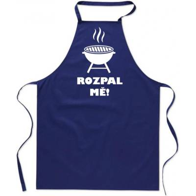 Povidlo.cz Zástěra Rozpal mě Kralovská modrá