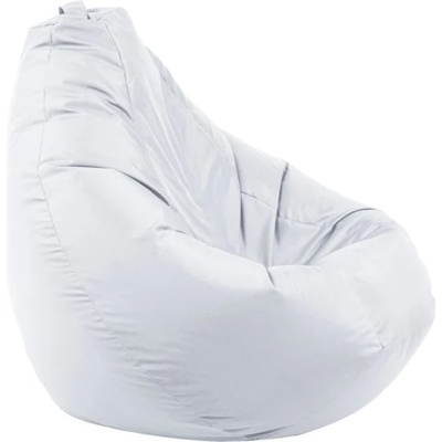 Pufrelax Пуф круша 320л. , Nirvana Grande, Panama White, Водоустойчив, Перящ се калъф, Пълнеж от Полистиролни перли (PUF-G-NGR-PEX-WH)