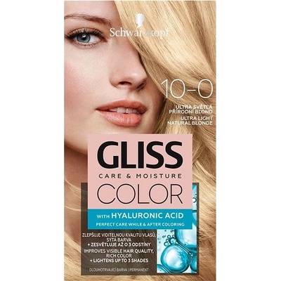 Schwarzkopf Gliss Color 10 0 Ultra svetlo prírodná blond 60 ml