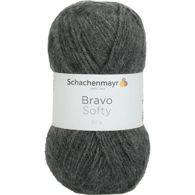 Schachenmayr Bravo Softy Medium Grey Плетива прежда (9807589-08319)