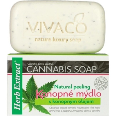 Vivaco Herb extrakt HERB EXTRACT CannaCare toaletné mydlo s prírodným olejom\s100 g