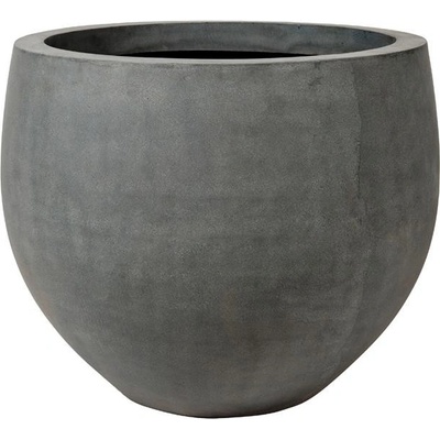 Pottery Pots květináč Jumbo Orb M šedý Natural Fiberstone 110 x 93 cm