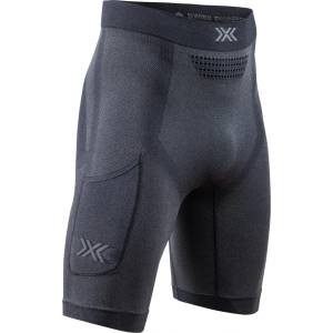 X-Bionic Мъжки шорти за бягане X-bionic Xceed Run Short Tights Running shorts - X Black / Rhino Grey - размер M (012-3503-0212)