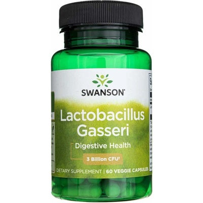 Swanson Lactobacillus Gasseri 3 miliardy CFU 60 rostlinných kapslí