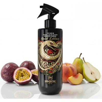 Immortal Reserve Familia Venom GOLD EDITION Eau de Cologne kolínská ve spreji 500 ml