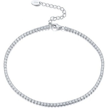 DELIS Сребърна гривна с родийно покритие, jw527, модел с камъни (jw527)