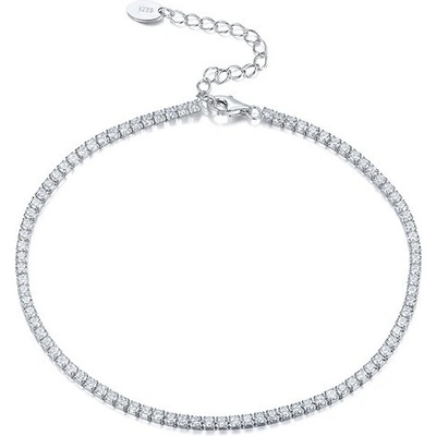 DELIS Сребърна гривна с родийно покритие, jw527, модел с камъни (jw527)