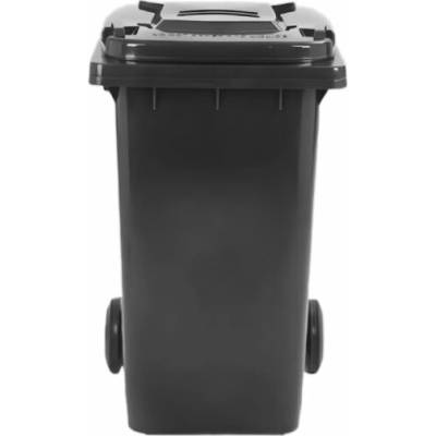 popelnice D100B 100L černá plastová s kolečky