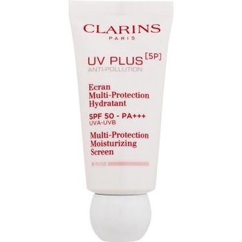 Clarins UV Plus 5P Multi-Protection Moisturizing Screen SPF50 защитен и хидратиращ флуид за лице 30 ml за жени