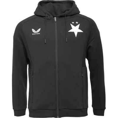 CASTORE SLAVIA PRAGUE TRAVEL FULL ZIP HOODIE čierna biela