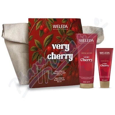 Weleda Very Cherry hydratačný sprchový krém 200 ml + Weleda Very Cherry krém na ruky 75 ml kozmetická sada