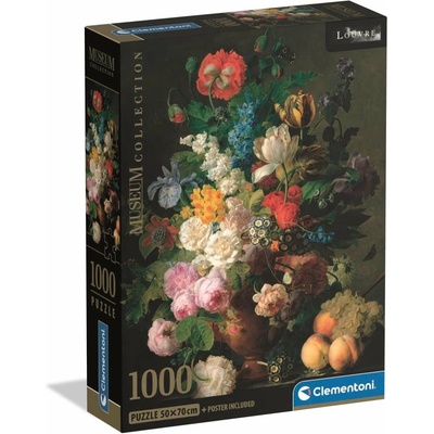 Clementoni Museum Collection Zátišie s kvetinami 1000 dielov