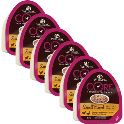 Wellness Core Adult Small Breed kura a kačica 6 x 85 g