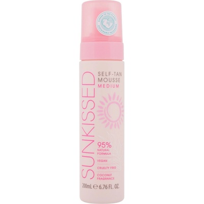 Sunkissed Self Tan Mousse Medium 200 ml