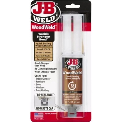 J-B WELD 50151 nepenivé lepidlo na materiály na báze dreva WoodWeld 25 ml