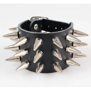 Black & metal Гривна Шипове 3 - bwz-483