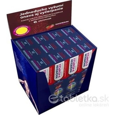 Glenmark Magnesium B-Komplex šumivé tabliety 12 x 20 ks