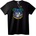 NOONEBRAND Тениска Лятно парти - Астронавт еднорог - 2XL, Black