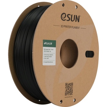 eSUN PLA-LW Black - 1, 75 mm / 1000 g (PLA-LW175B1P1)